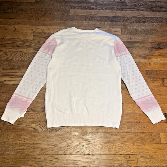 Hello Kitty and Friends Women Juniors Small Sweater Angel Intarsia Christmas $59 - Picture 3 of 16